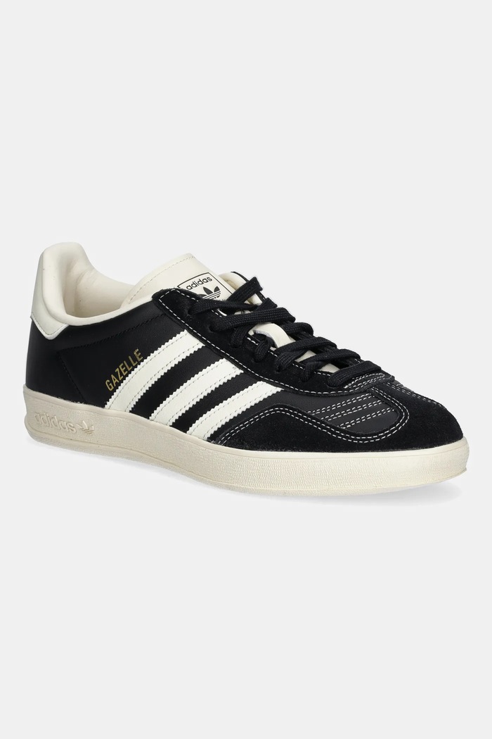 adidas Originals sneakersy skórzane Gazelle Indoor skóra zamszowa czarny JQ8385