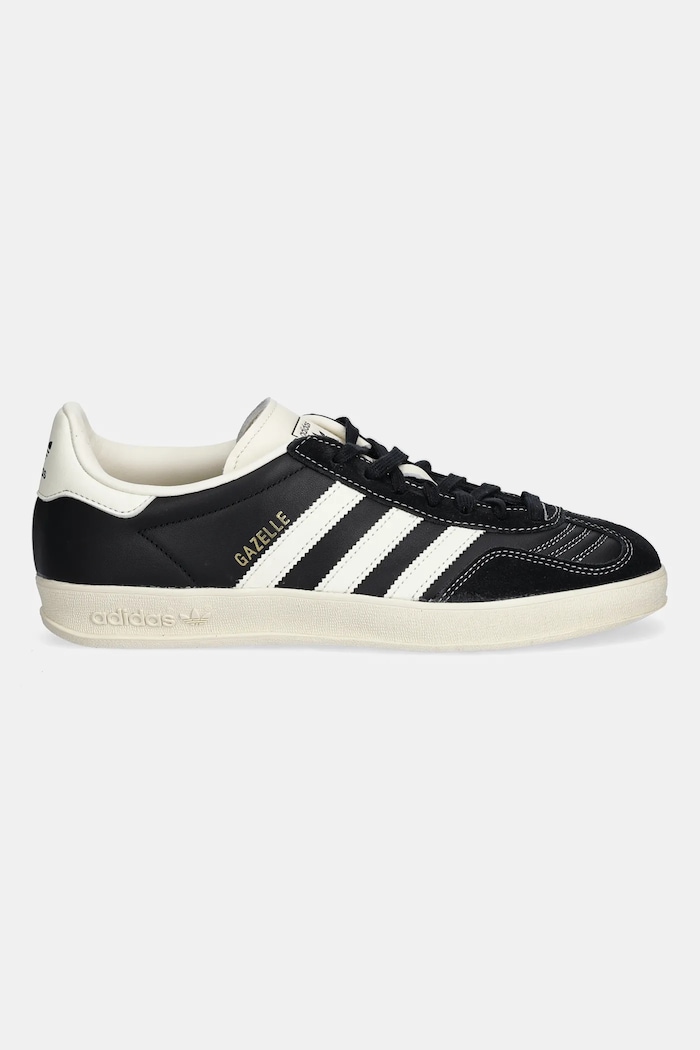 adidas Originals sneakersy skórzane Gazelle Indoor JQ8385 czarny AW25