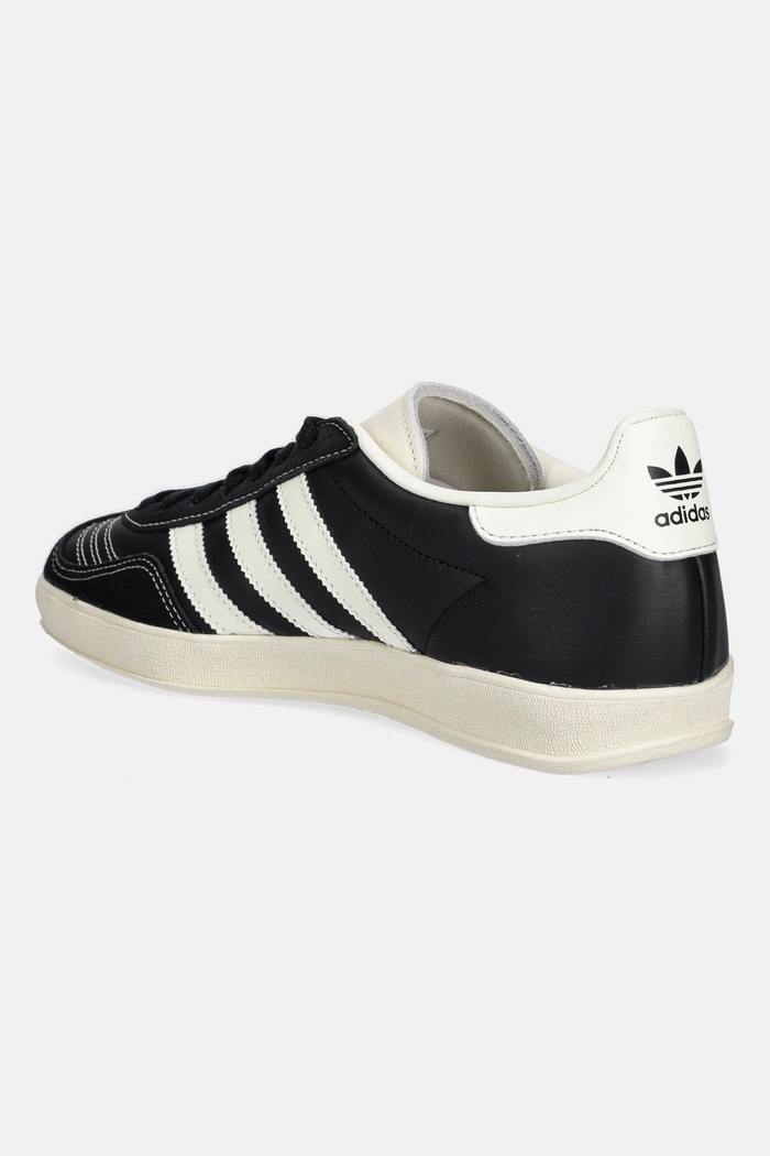 Obuwie adidas Originals sneakersy skórzane Gazelle Indoor JQ8385 czarny