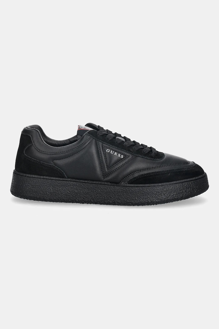 Kožené tenisky Guess WIMOH FMFMOH.LEA12.BLACK čierna AW25