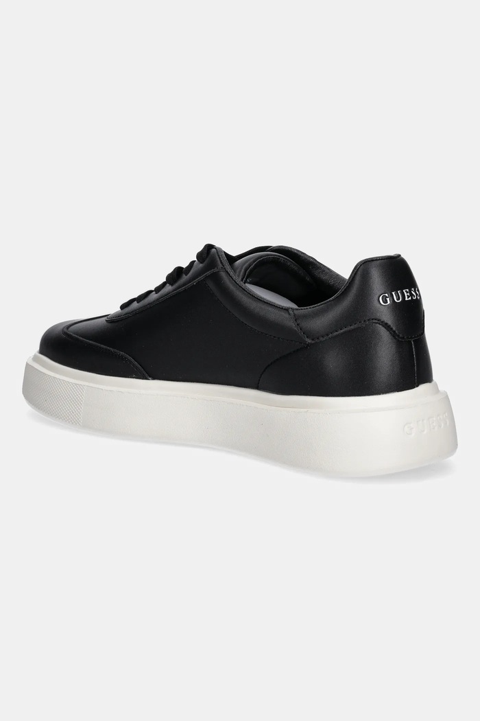 Obuwie Guess sneakersy PLAZA FMFPLA.LEA12.BLACK czarny