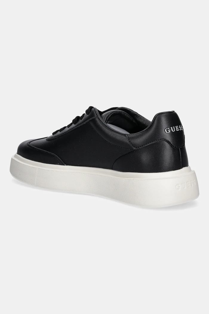 Obuwie Guess sneakersy PLAZA FMFPLA.LEA12.BLACK czarny