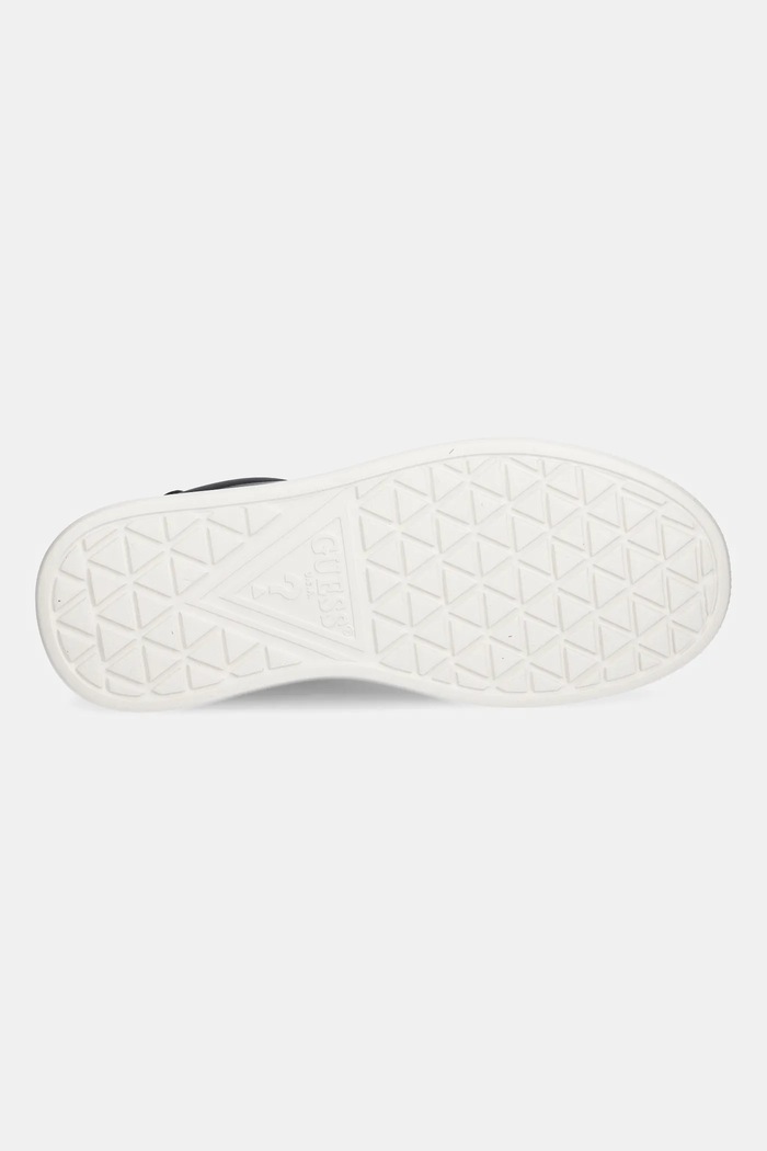 Guess sneakersy PLAZA FMFPLA.LEA12.BLACK czarny