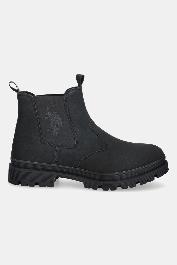 Topánky chelsea U.S. Polo Assn. BERLIN003 BERLIN003M.EH1 čierna AW25