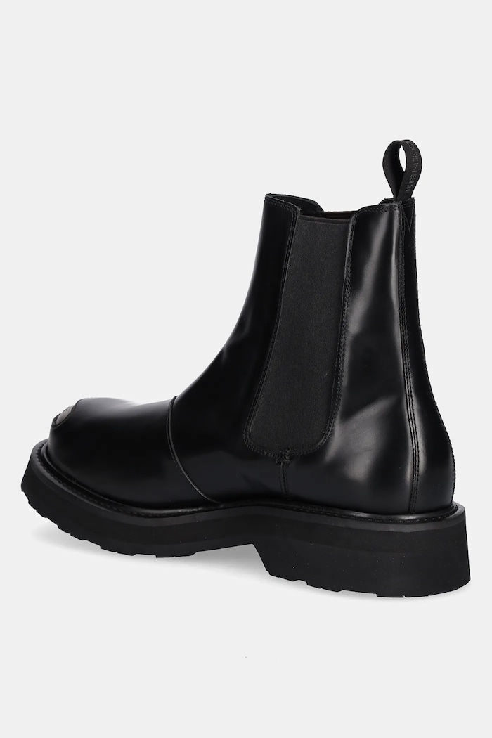 Boty Kožené kotníkové boty Kenzo Smile Lace Up Boots FF65BT112L52.99 černá