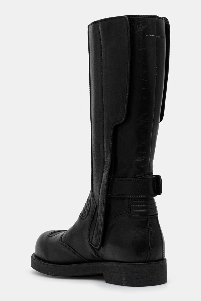 Παπούτσια Ψηλά δερμάτινα παπούτσια MM6 Maison Margiela SH3WW0006.P7431.T8013 μαύρο