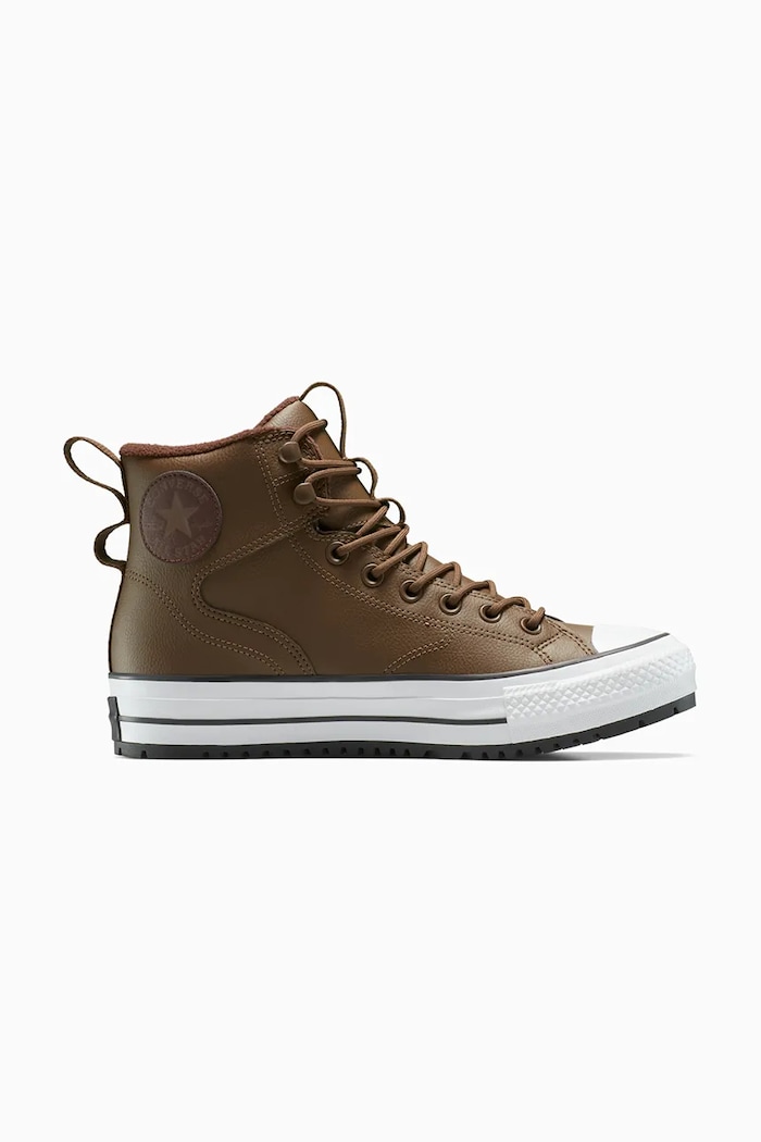 Kecky Converse Chuck Taylor All Star Hiker Boot Water Repellent imitace kůže hnědá A13235C