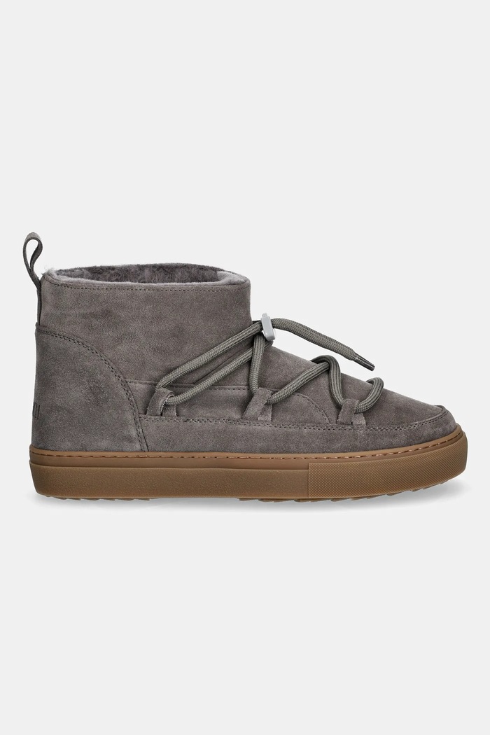 Inuikii Cizme de zăpadă din piele întoarsă Classic Low 2001.001.0021.030 gri AW25