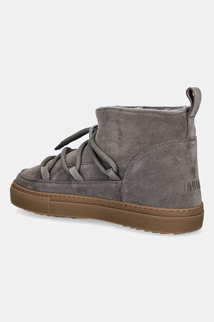 Încălțăminte Inuikii Cizme de zăpadă din piele întoarsă Classic Low 2001.001.0021.030 gri