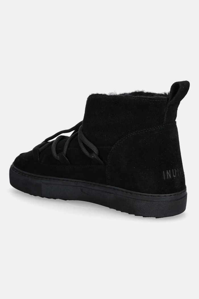 Cipők Inuikii velúr hócipő Classic Low 2001.001.0021.000 fekete