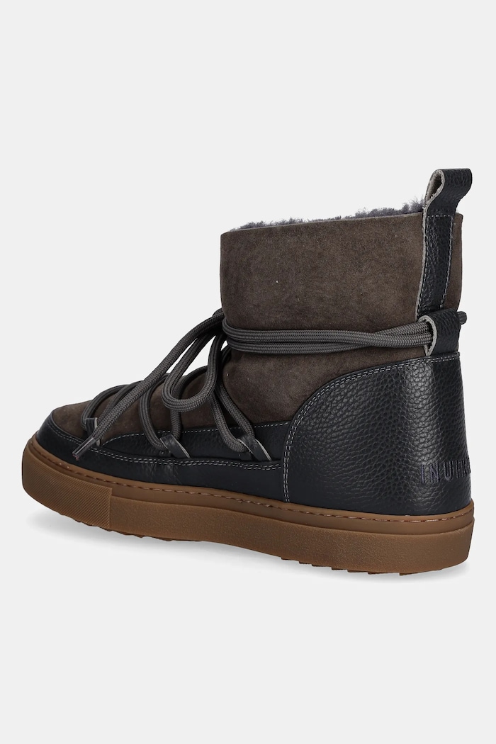 Scarpe Inuikii stivali da neve in pelle Classic 2001.003.0022.031 grigio