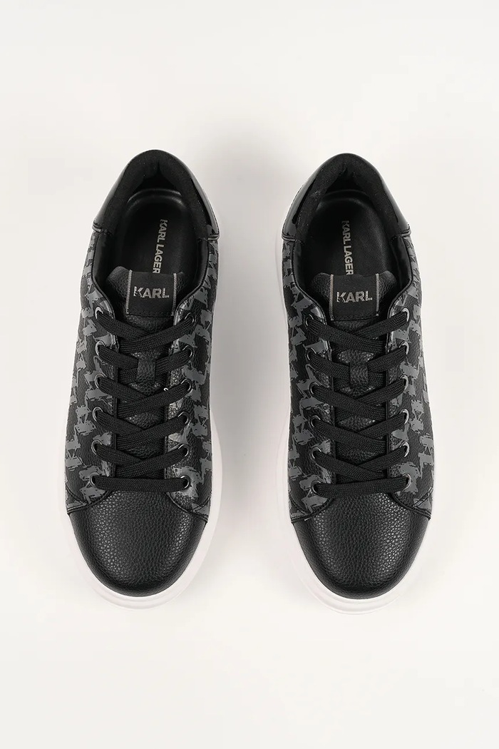 Kožené tenisky Karl Lagerfeld KAPRI čierna KL52544A.000