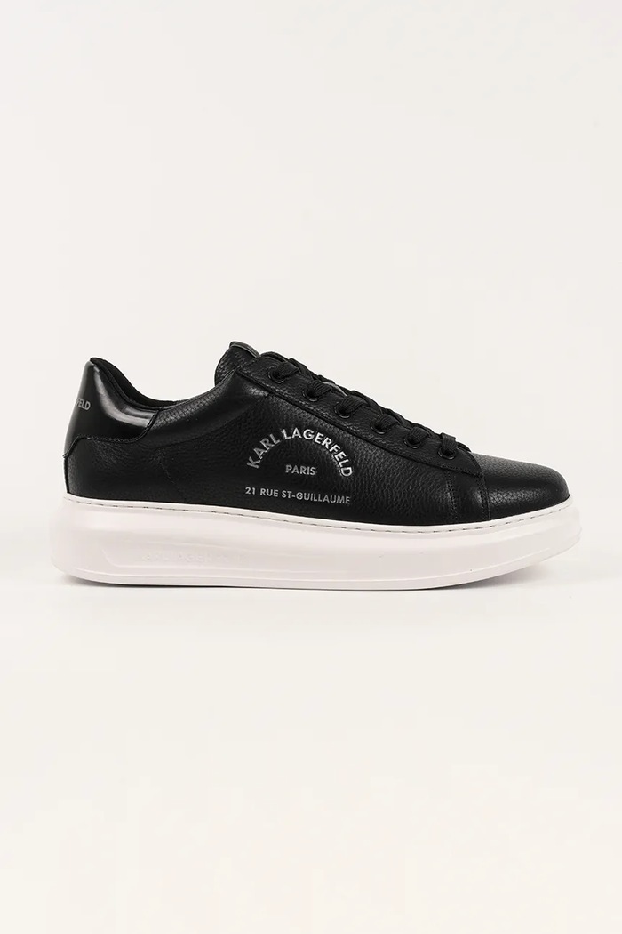 Karl Lagerfeld sneakers din piele KAPRI Planet friendly negru KL52568A.100
