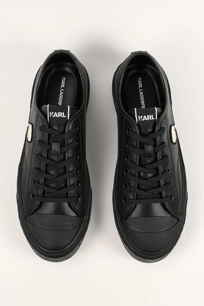 Високи кецове Karl Lagerfeld KAMPUS MAX черен KL95025.00X