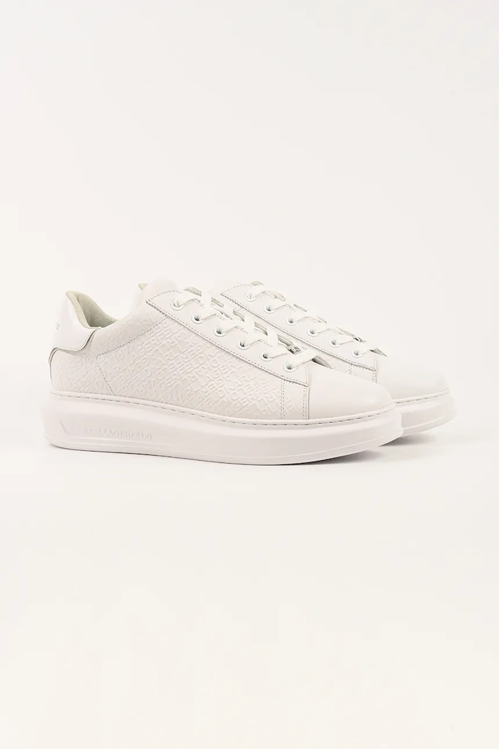 Kožené tenisky Karl Lagerfeld KAPRI KL52543A.01W biela AW25