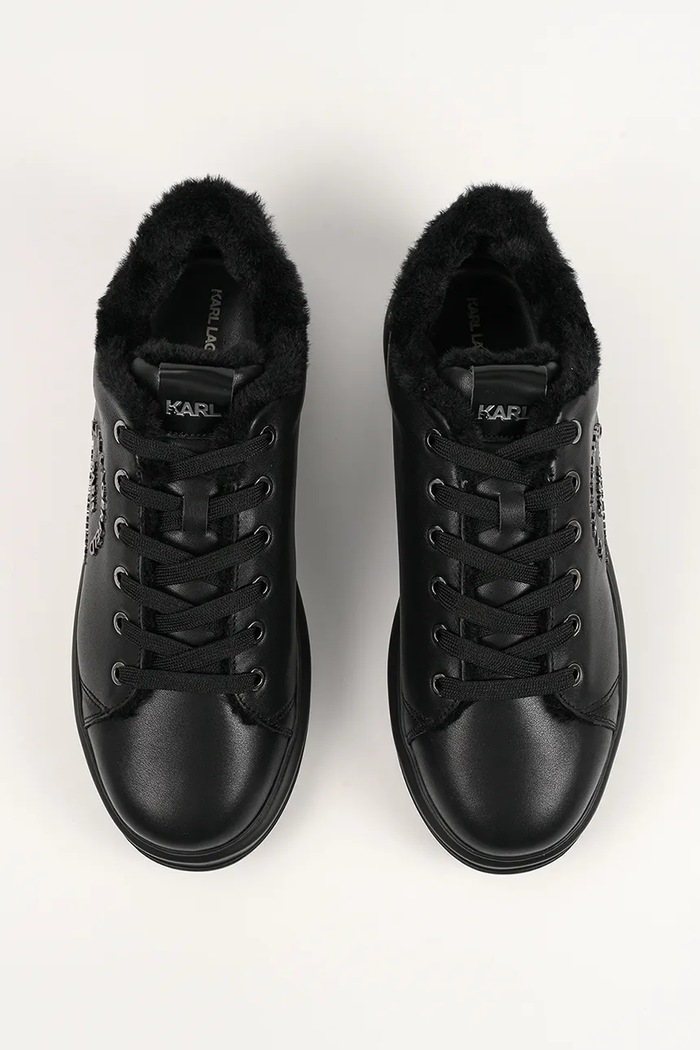 Kožené tenisky Karl Lagerfeld KAPRI čierna KL52539L.00X