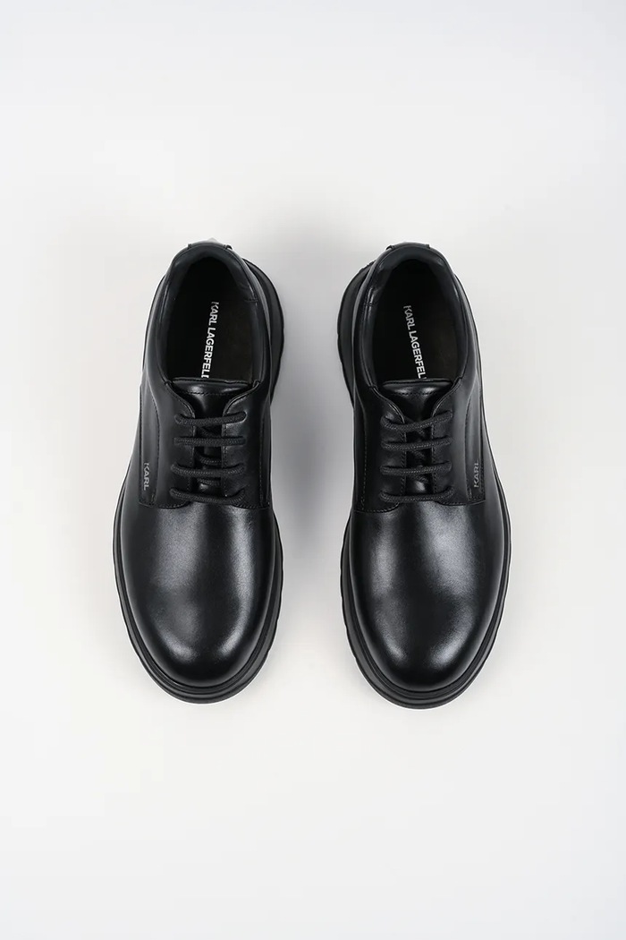 Karl Lagerfeld pantofi de piele MAGNUS negru KL10625.000