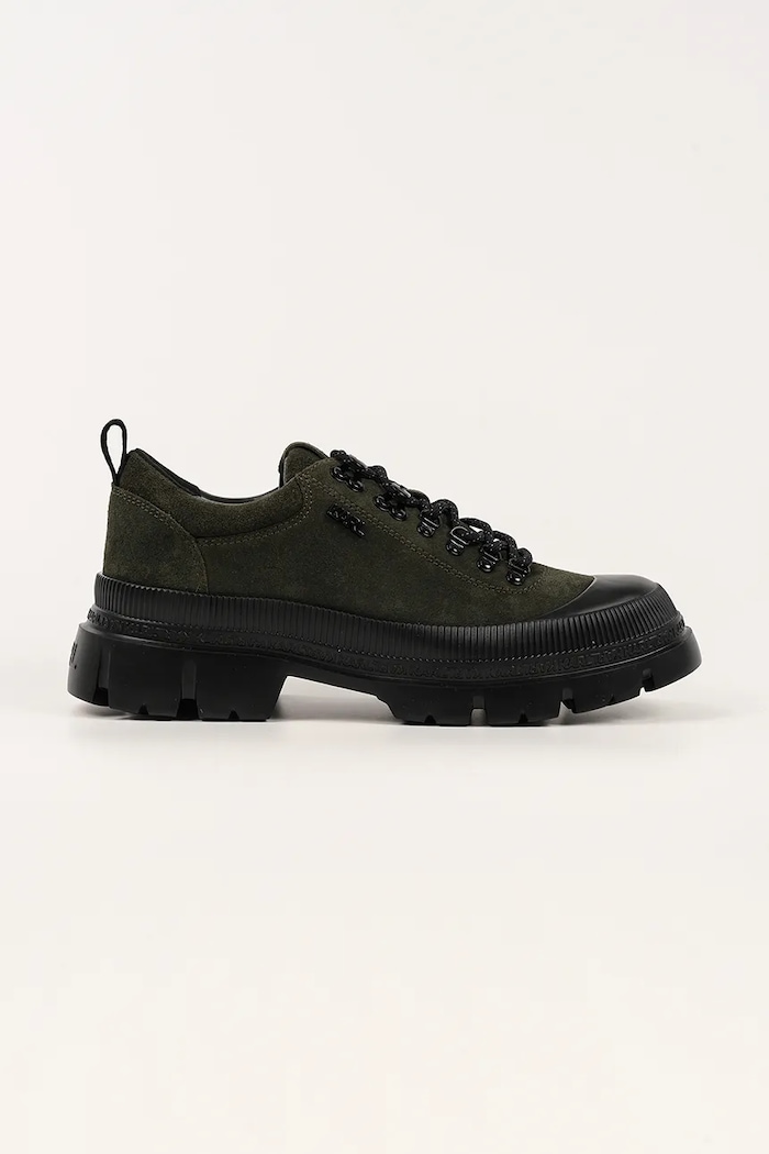 Karl Lagerfeld teniși de piele TREKKA MENS verde KL25227.5KK