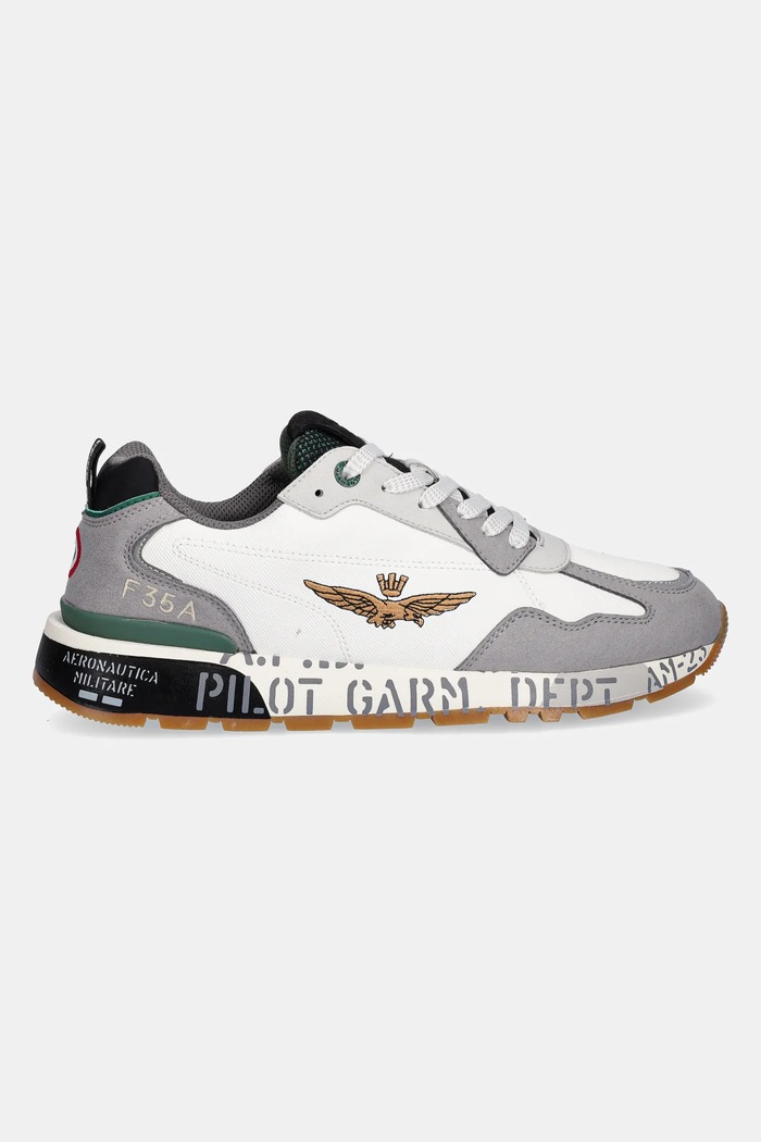 Tenisky Aeronautica Militare SNEAKERS 252SC0276UCT03380.94705 sivá AW25