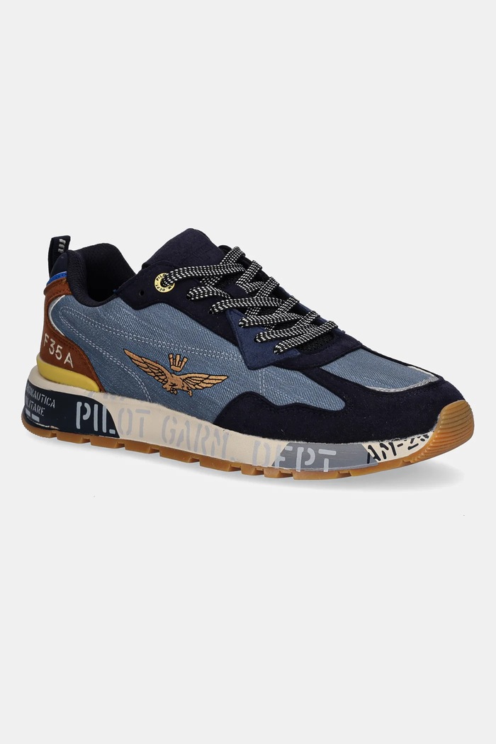 Маратонки Aeronautica Militare SNEAKERS еко велур син 252SC0276UCT03380.94706