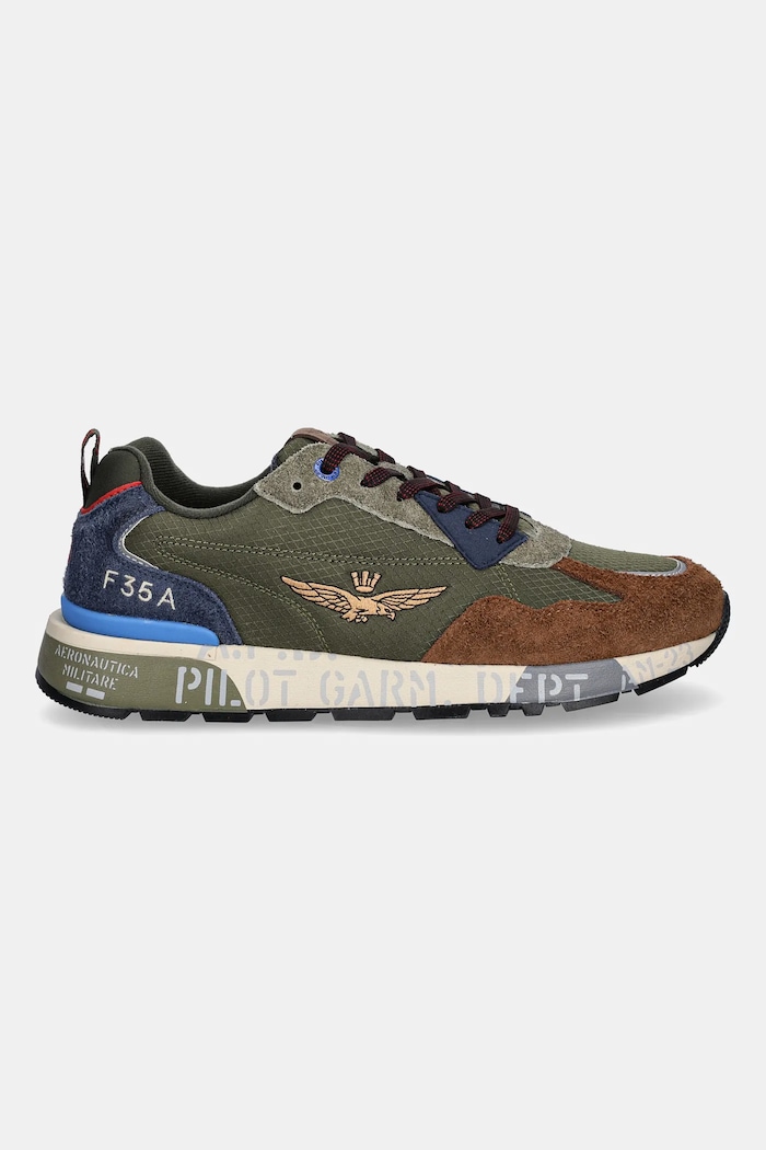 Tenisky Aeronautica Militare SNEAKERS 252SC0276UCT03546.94702 zelená AW25