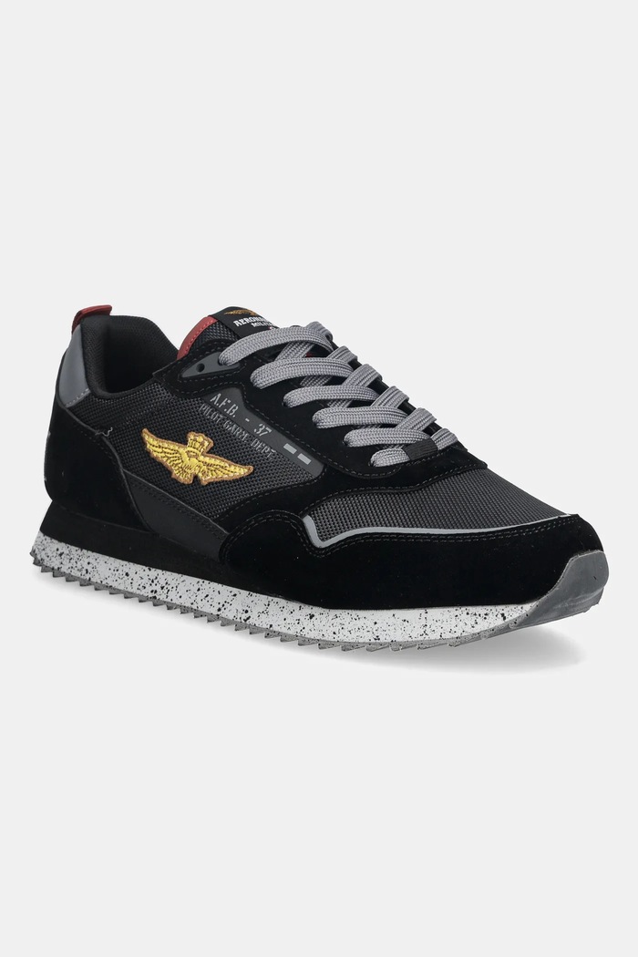 Tenisky Aeronautica Militare SNEAKERS textilný čierna 252SC0288UCT03545.34300