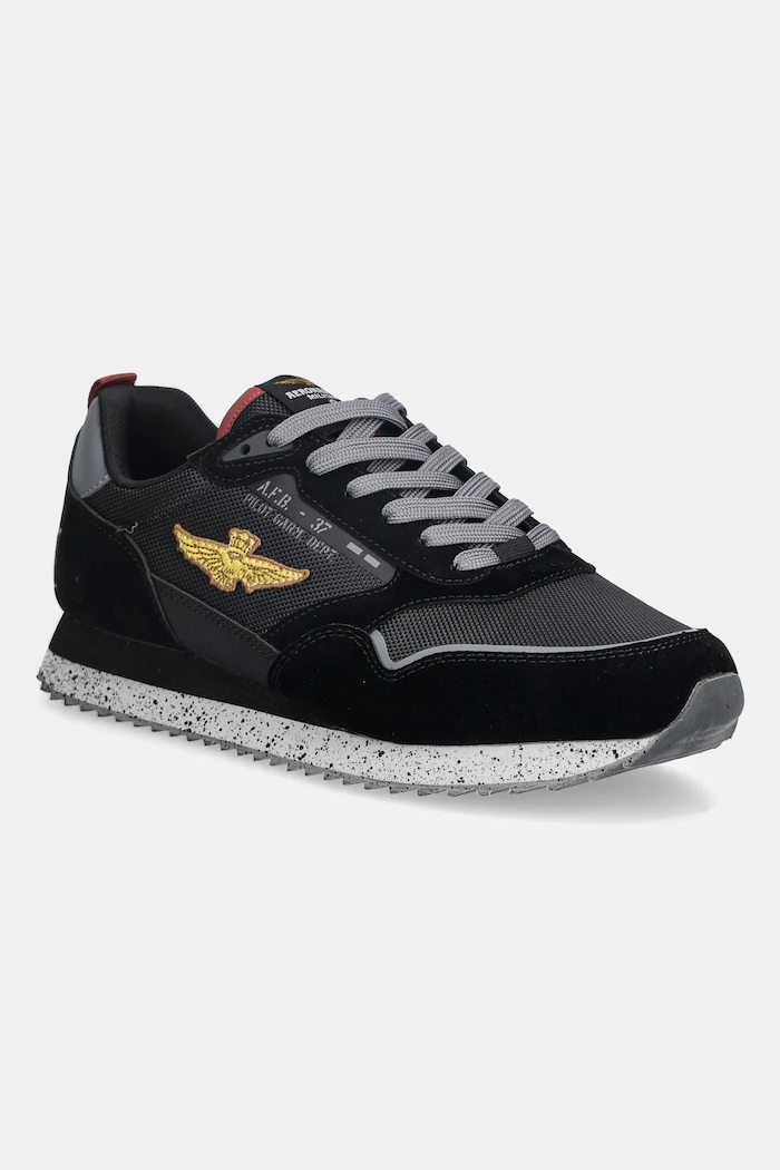 Tenisky Aeronautica Militare SNEAKERS textilný čierna 252SC0288UCT03545.34300