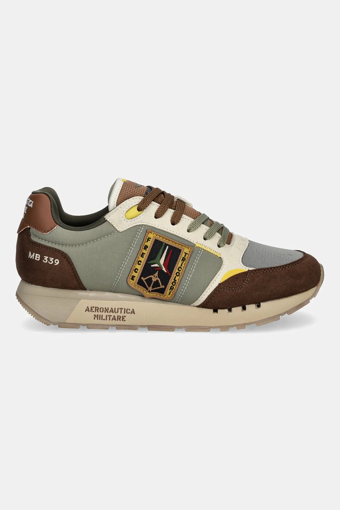 Tenisky Aeronautica Militare SNEAKERS 252SC0292UCT03331.94633 zelená AW25