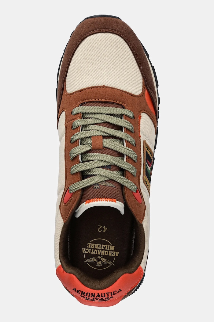 Aeronautica Militare sneakersy SNEAKERS brązowy 252SC0292UCT03547.94709