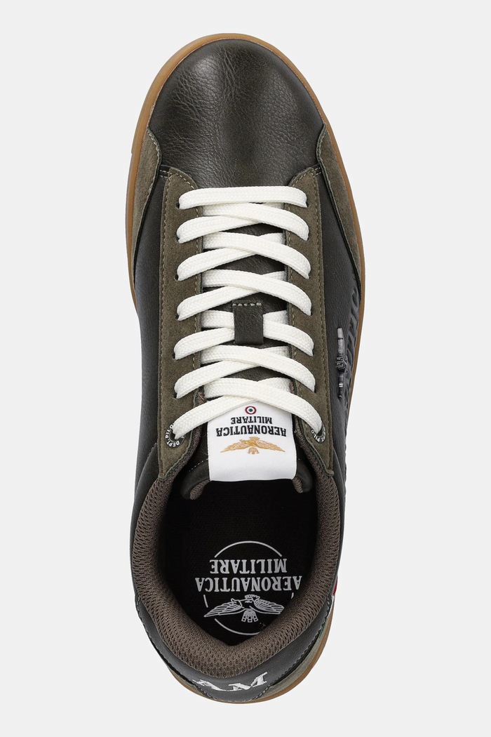 Aeronautica Militare sneakersy SNEAKERS zielony 252SC0306UCT03385.07301