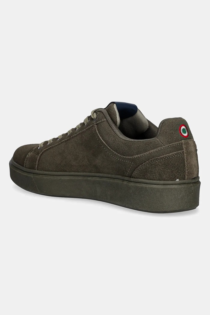 Obutev Superge iz semiša Aeronautica Militare SNEAKERS 252SC0307UPL00278.07302 zelena