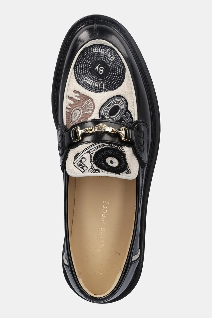 Filling Pieces leather loafers Loafer Vinyl black 122511303240