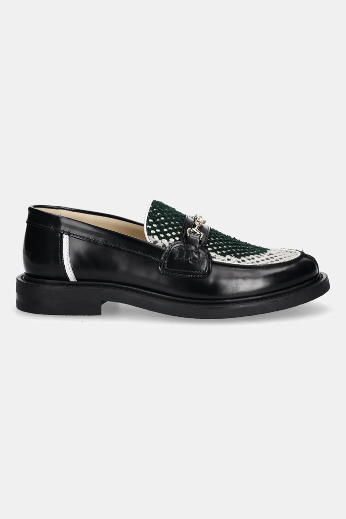 Filling Pieces półbuty skórzane Loafer Rugby Degrade 122511303248 czarny AW25
