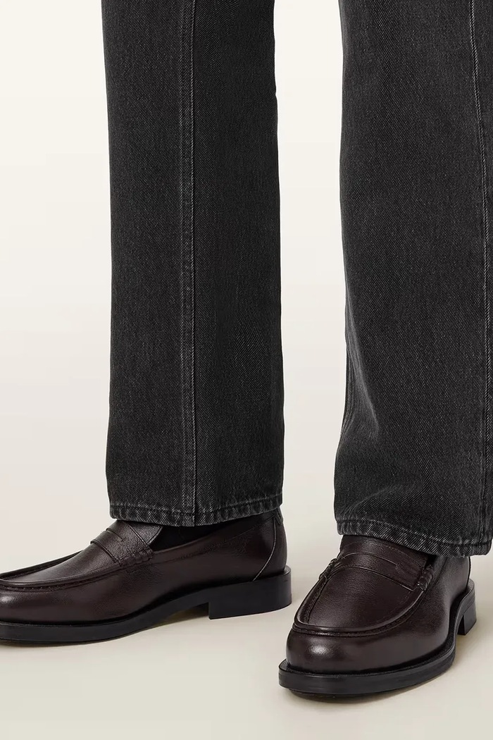 Шкіряні мокасини AllSaints BLOOM LOAFER M021FC.OXR