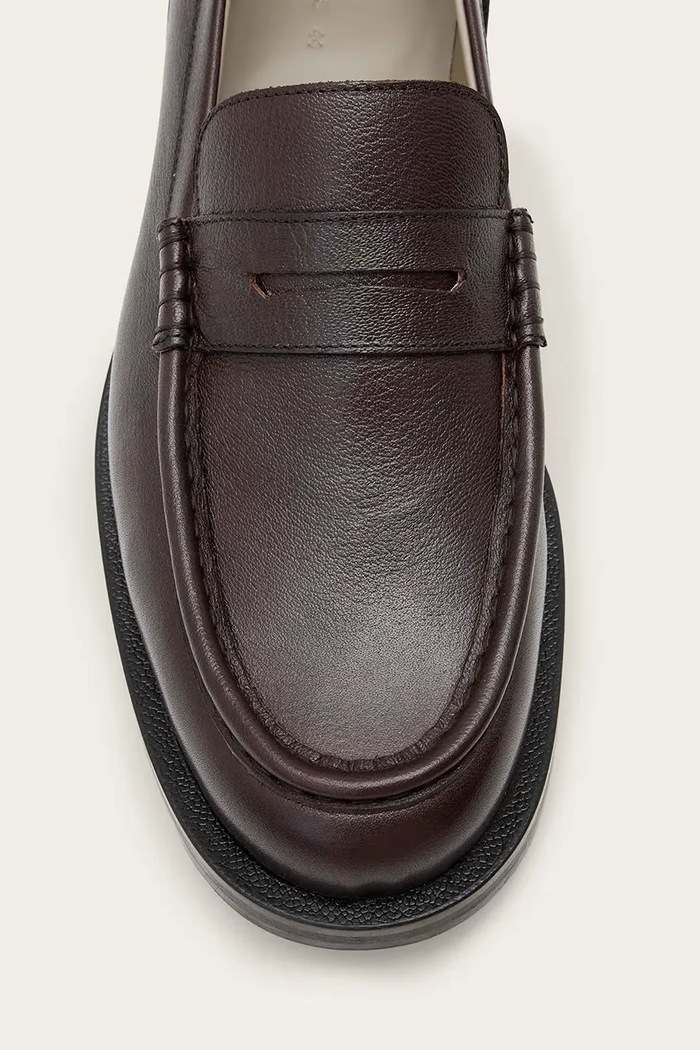 Шкіряні мокасини AllSaints BLOOM LOAFER M021FC.OXR бордо