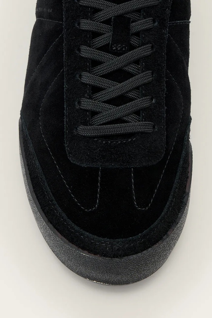 AllSaints sneakers in camoscio HARRI LOW TOP M017FD nero