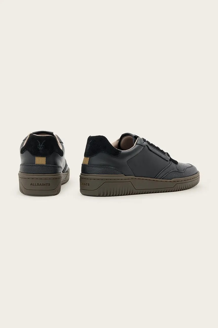 Încălțăminte AllSaints sneakers din piele Regan Low Top M053FB.BLK negru