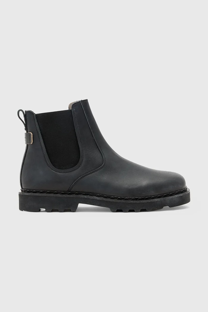 Členkové topánky AllSaints Skiff Chelsea Boot nezateplené čierna M025FD