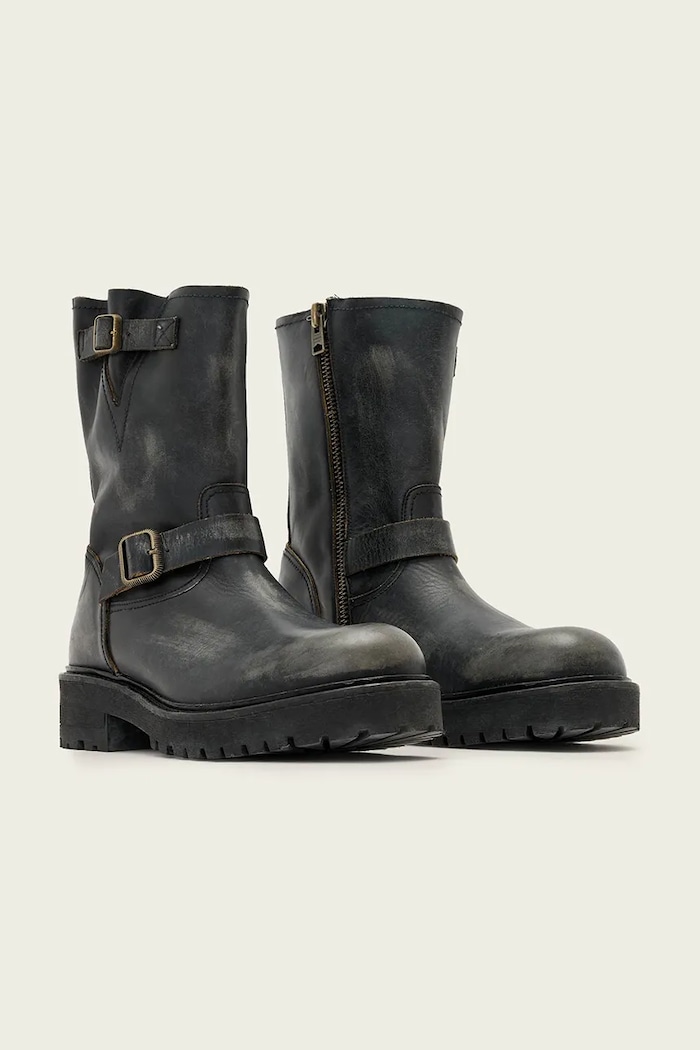 Kotníkové boty AllSaints Tait Boot M080FB hnědá AW25