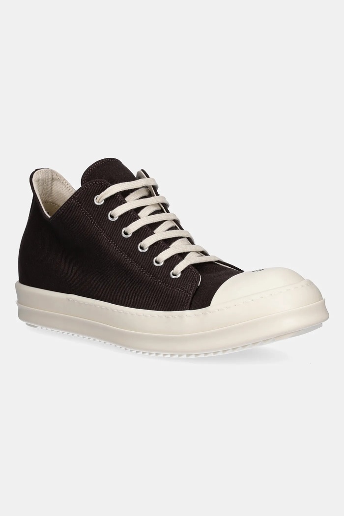 Rick Owens DRKSHDW scarpe da ginnastica Low Sneaks tessile grigio DU02E7802.DOEP5