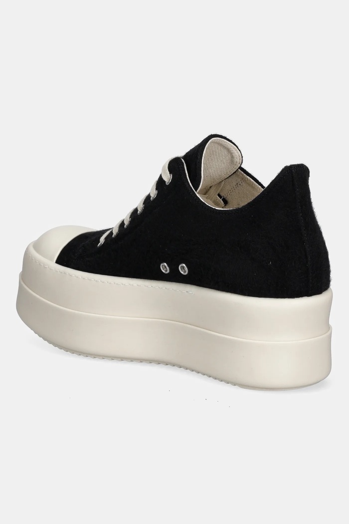 Shoes Rick Owens DRKSHDW plimsolls Double Bumper Low Sneaks DU02E7832.BMO black