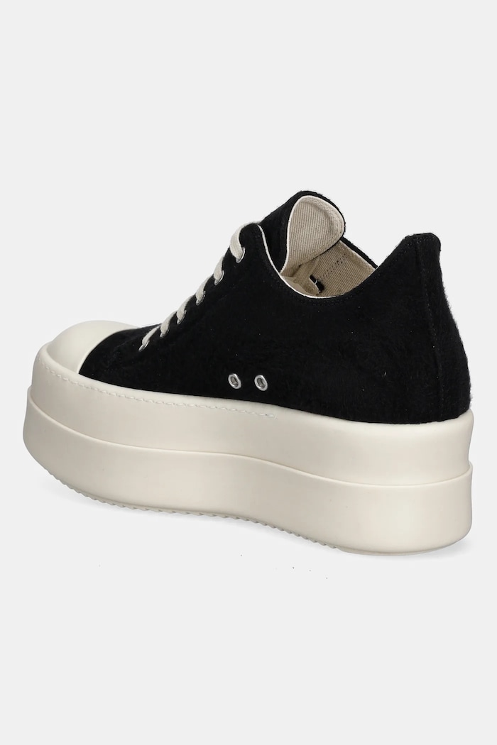 Shoes Rick Owens DRKSHDW plimsolls Double Bumper Low Sneaks DU02E7832.BMO black