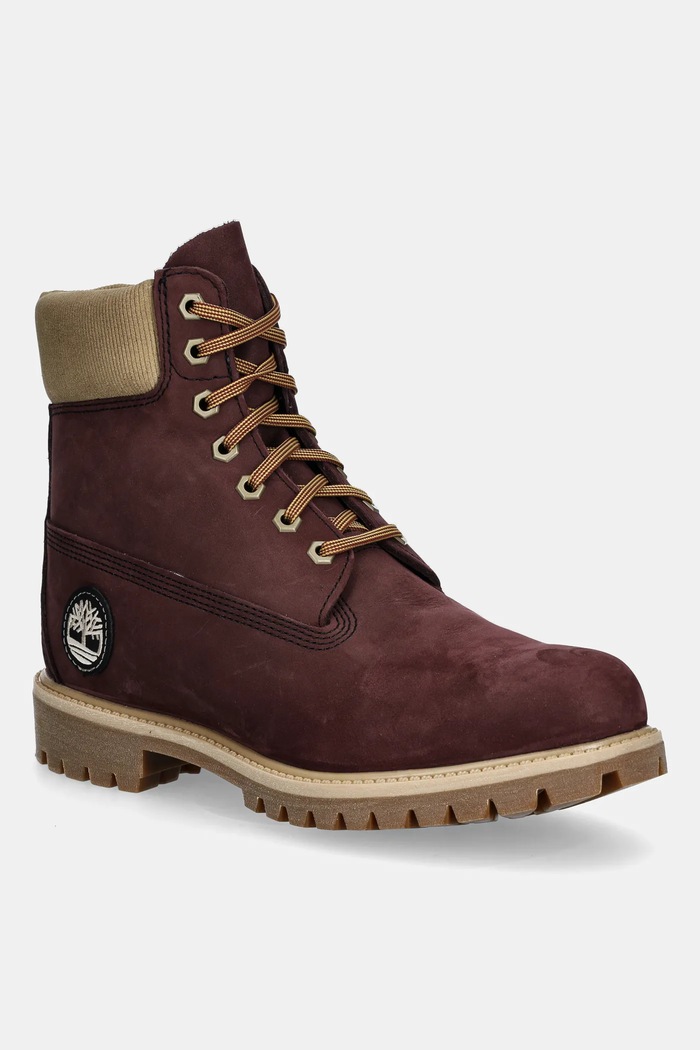 Черевики з нубуку Timberland Premium 6 casual бордо TB0A2P6WEQ31