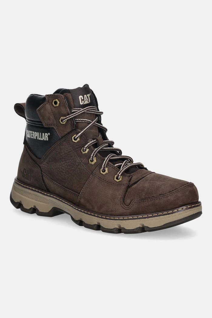 Παπούτσια CAT Footwear MERIDIAN WP λείο δέρμα καφέ P724394