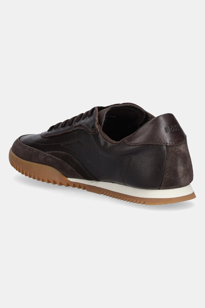 Obuwie BOSS sneakersy skórzane Careton 50552888.202 brązowy