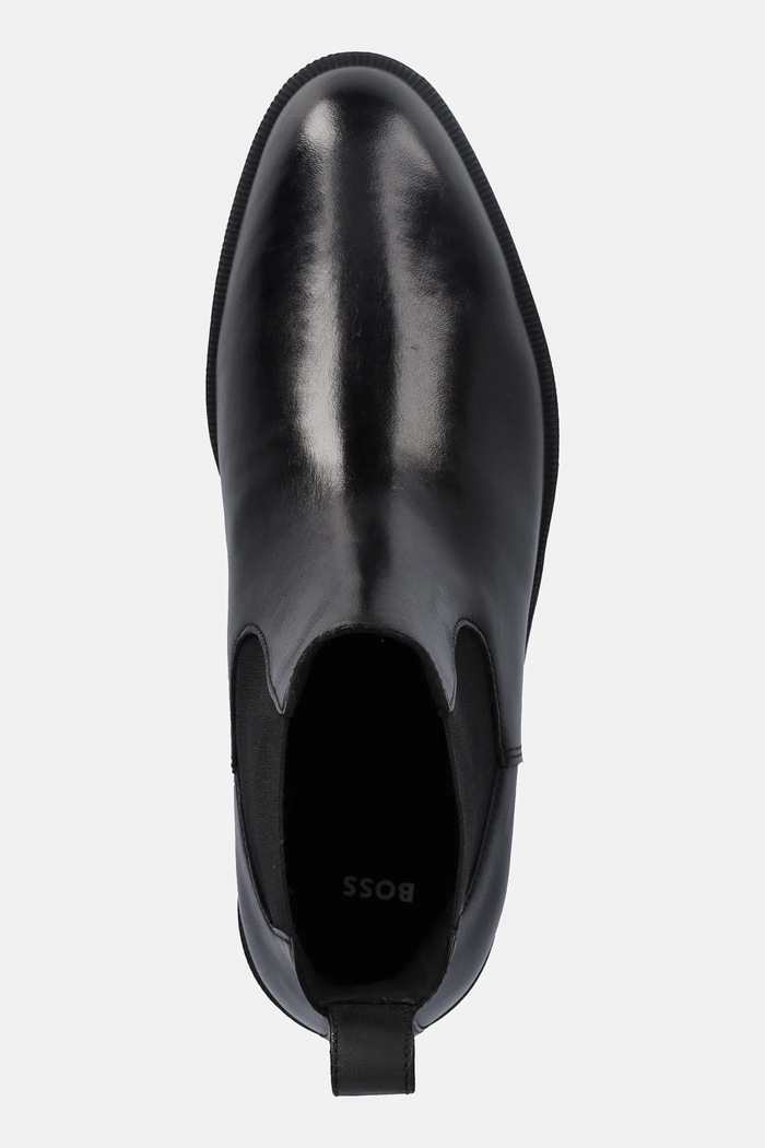 BOSS ghete chelsea de piele Tayil negru 50552489.001