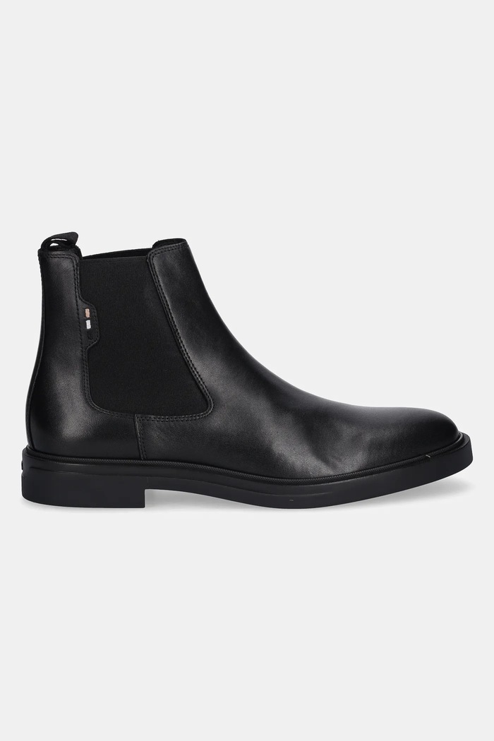 BOSS Kožené topánky chelsea BOSS Calev 50552527.001 čierna AW25