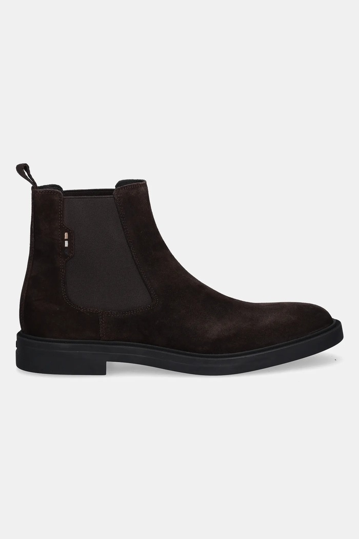 BOSS Σουέτ μπότες τσέλσι BOSS Calev 50552528.201 καφέ AW25