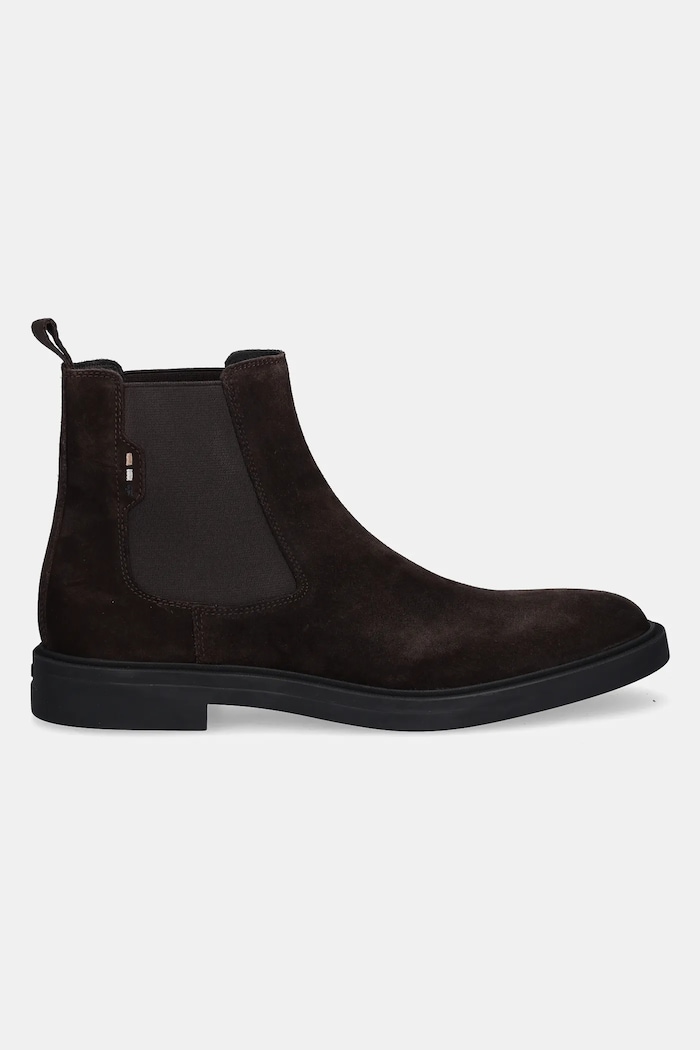 BOSS Σουέτ μπότες τσέλσι BOSS Calev 50552528.201 καφέ AW25