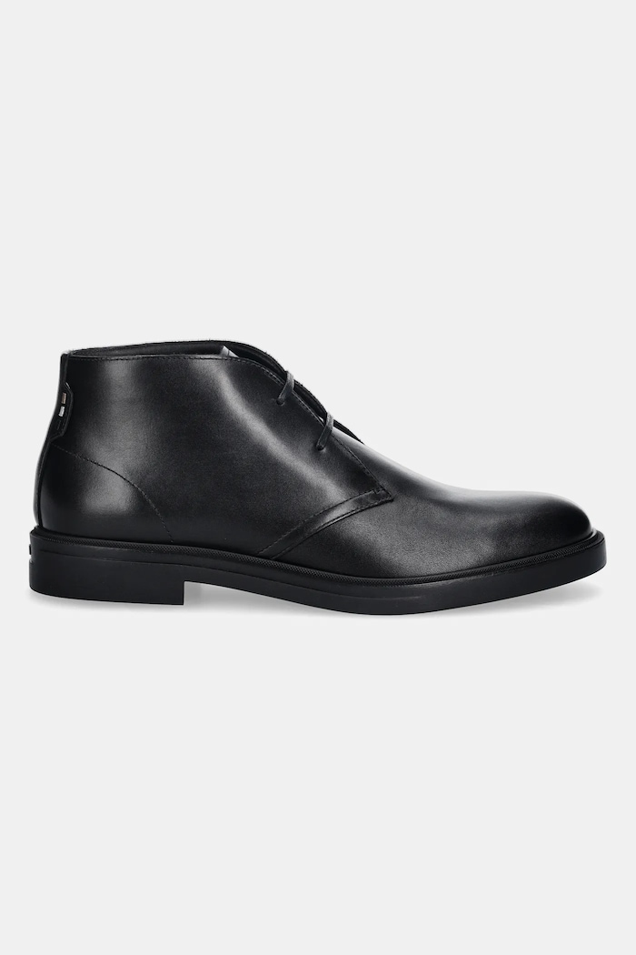 Kožené polobotky BOSS Calev 50552548.001 černá AW25